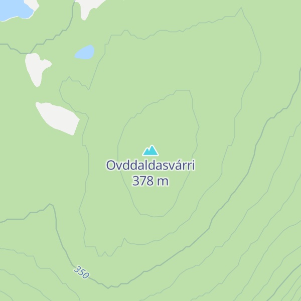 Map of Ovddaldasvárri