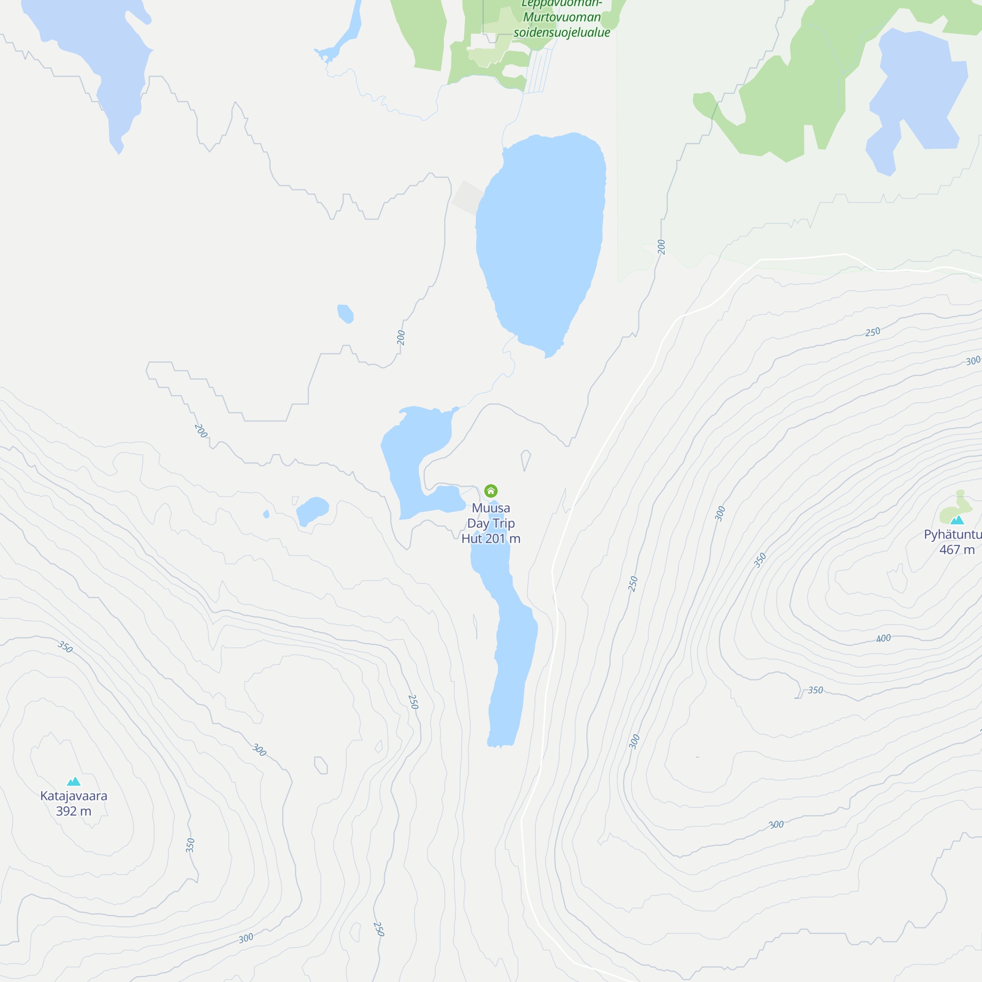 Muusa Day Trip Hut map