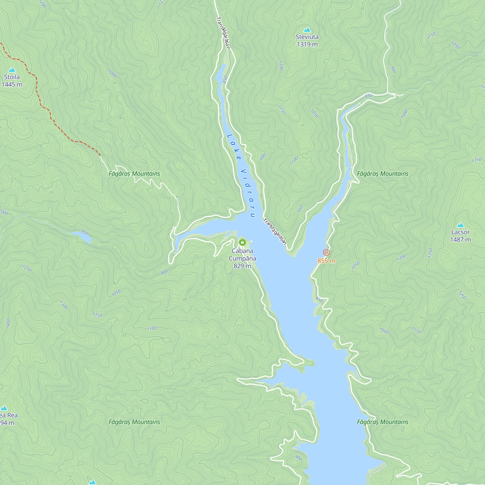 Cabana Cumpăna map