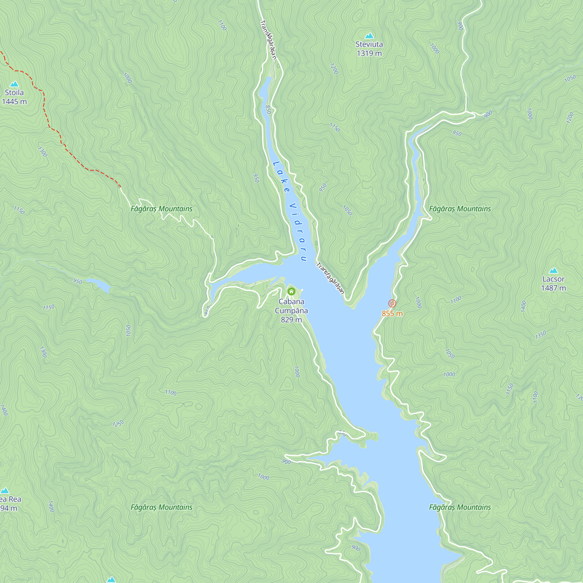 Cabana Cumpăna map