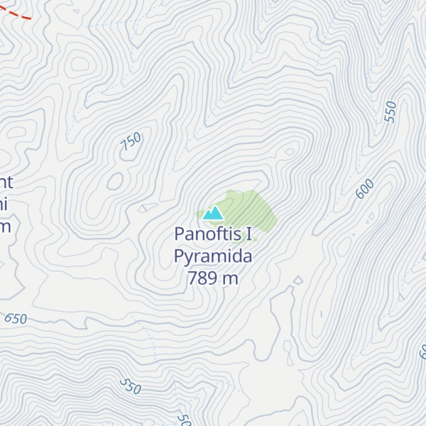 Map of Panoftis I Pyramida