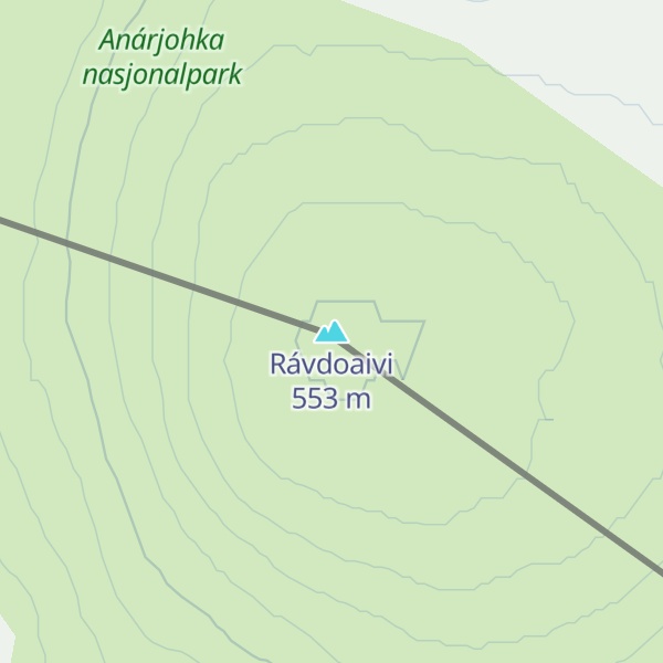 Map of Rávdoaivi