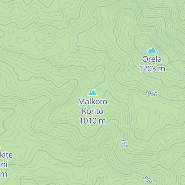 Map of Malkoto Korito