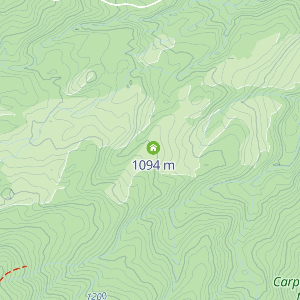 Map of Girska Hatina "Bilii Slon. Gadzhina"