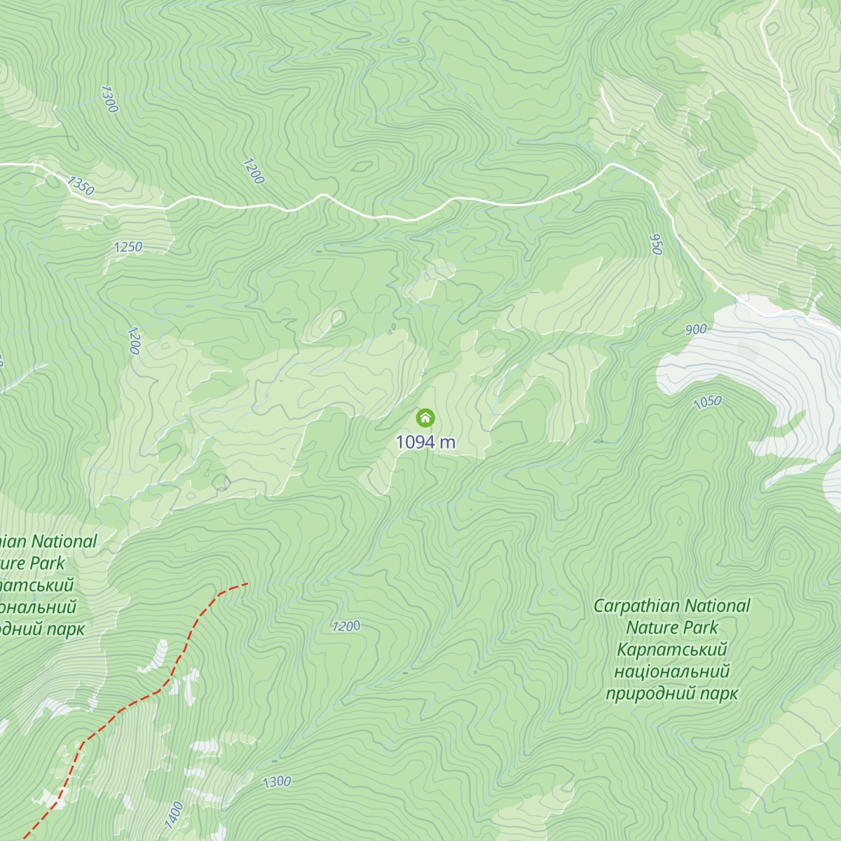 Girska Hatina "Bilii Slon. Gadzhina" map