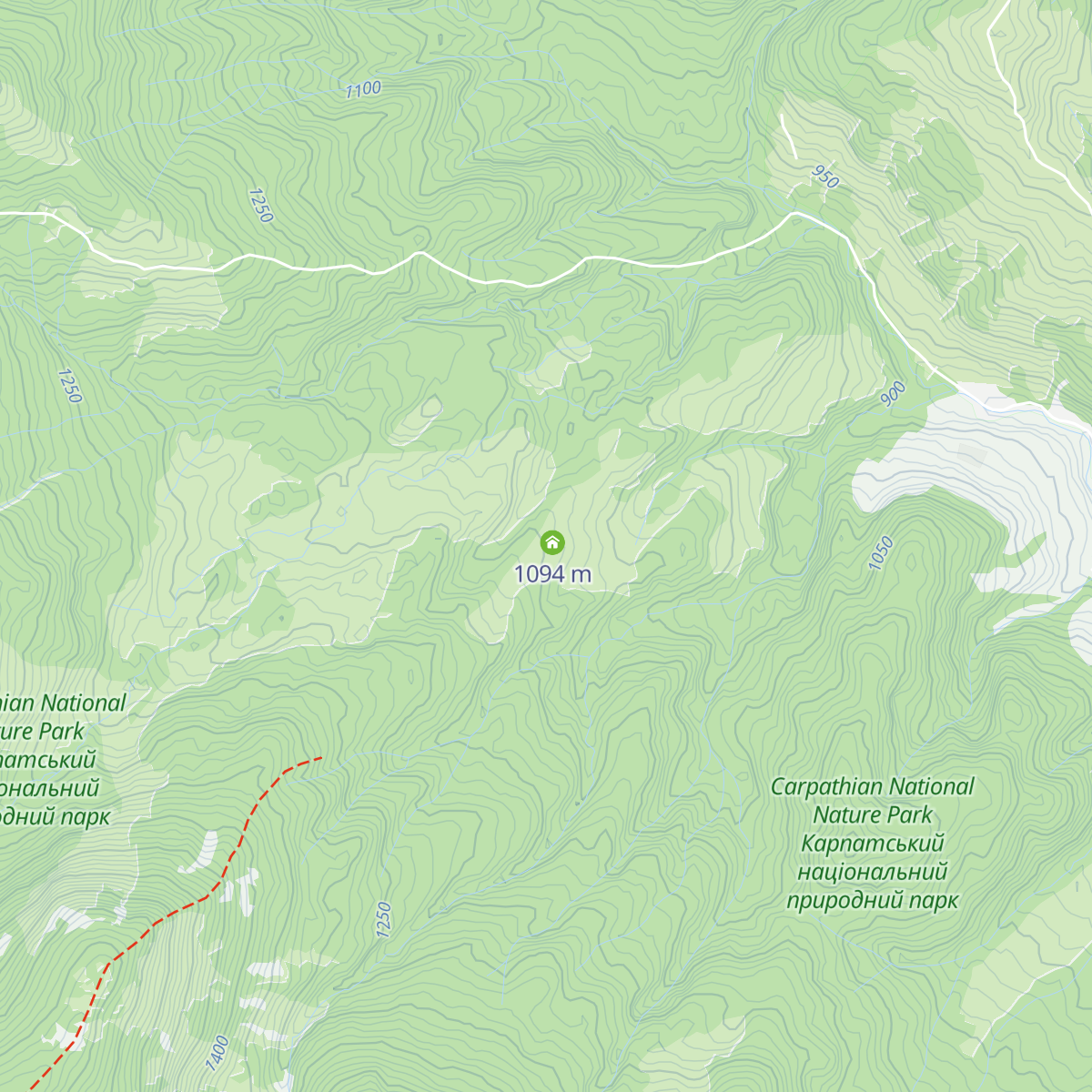 Girska Hatina "Bilii Slon. Gadzhina" map