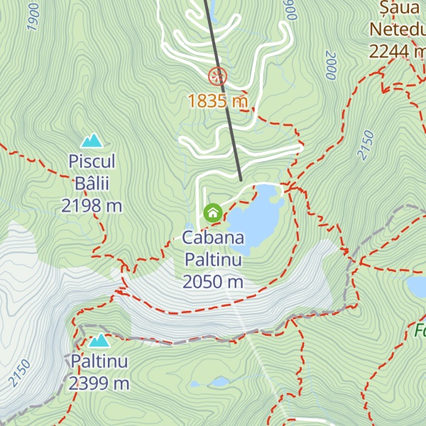 Map of Cabana Paltinu