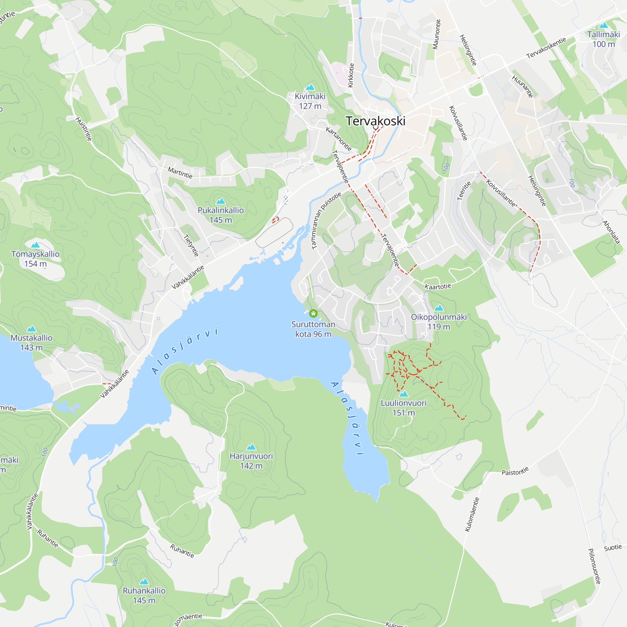 Suruttoman kota map