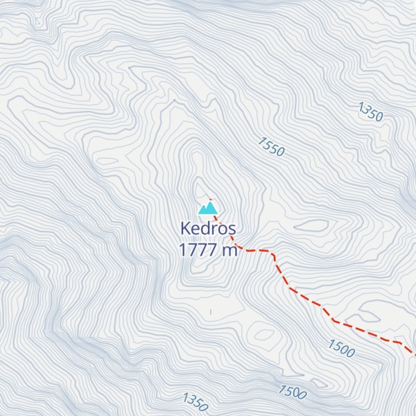 Map of Kedros