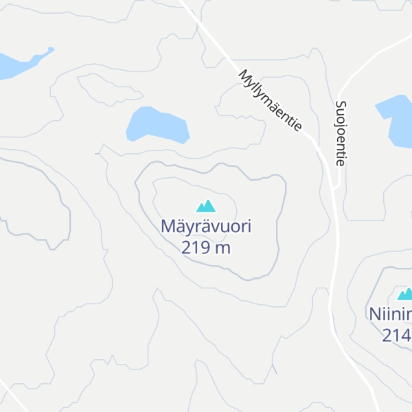 Map of Mäyrävuori