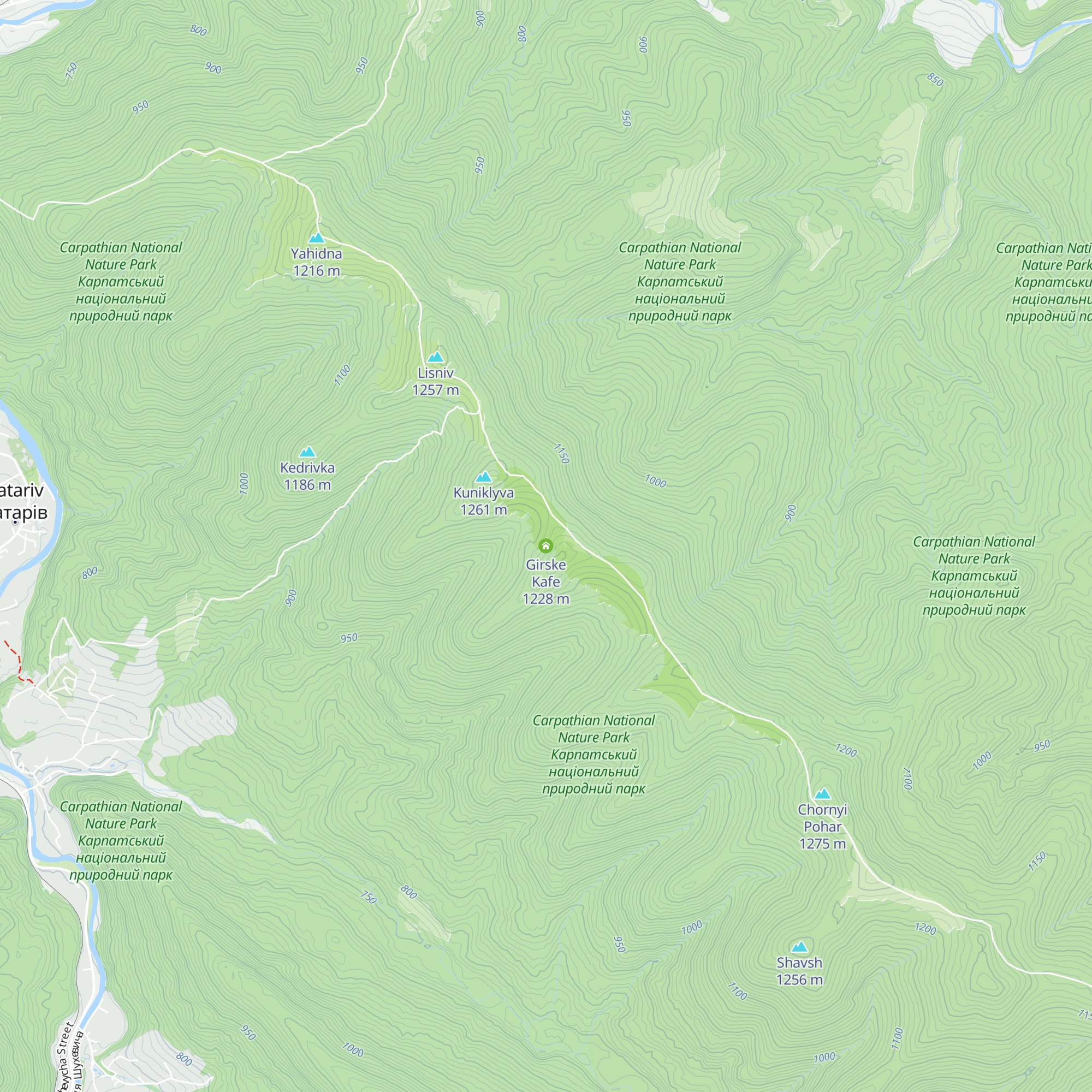 Girske Kafe map