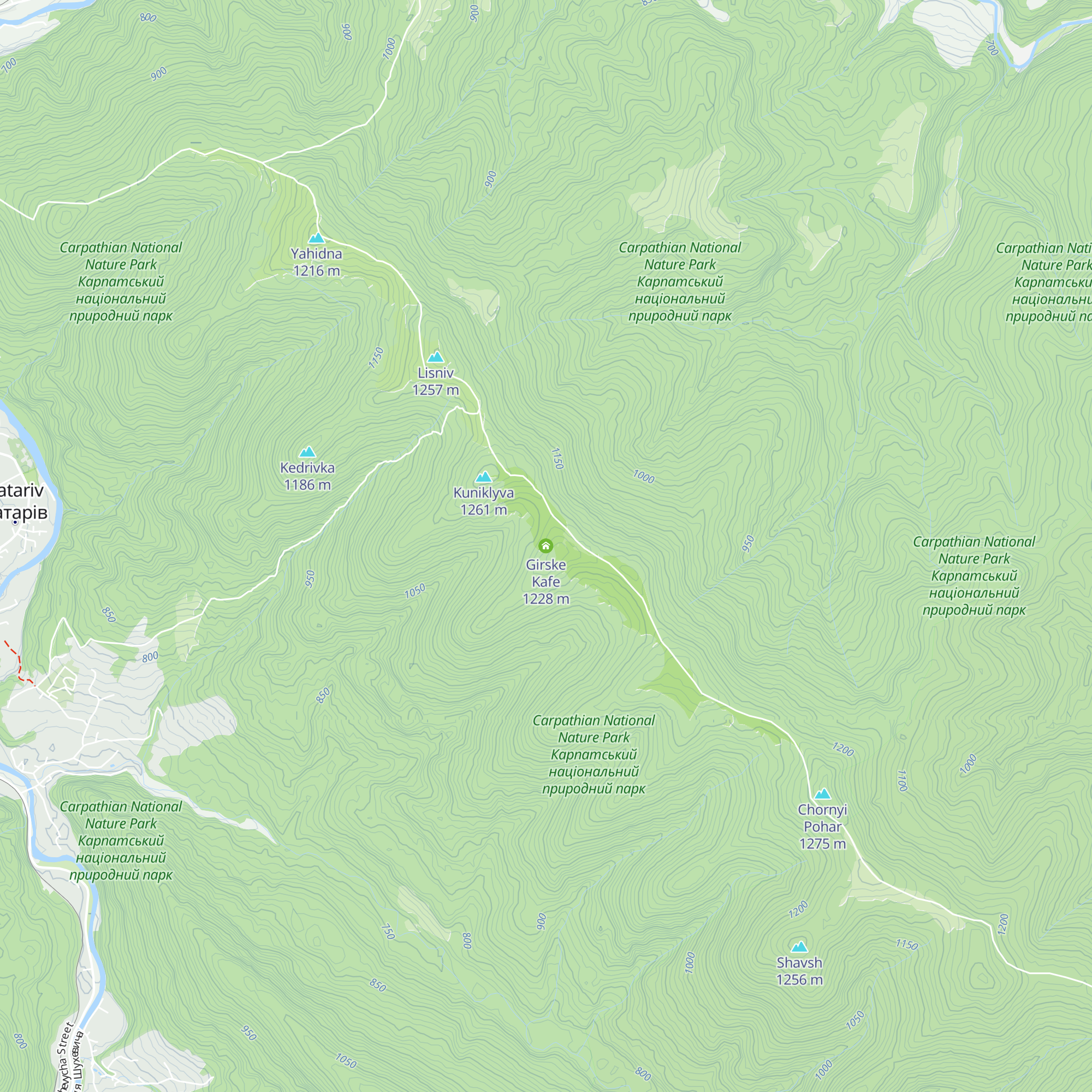 Girske Kafe map