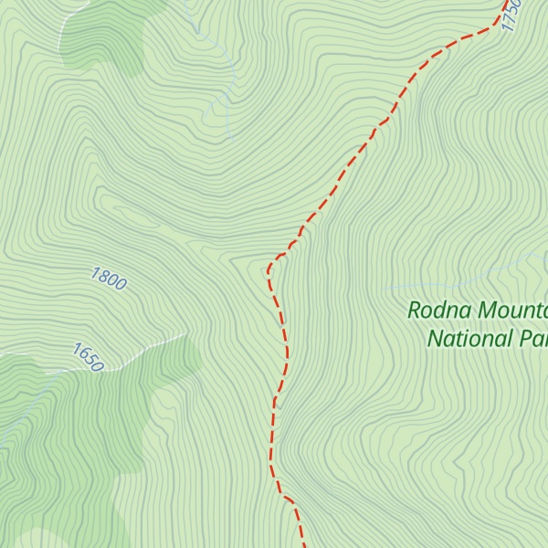 Map of Țapului