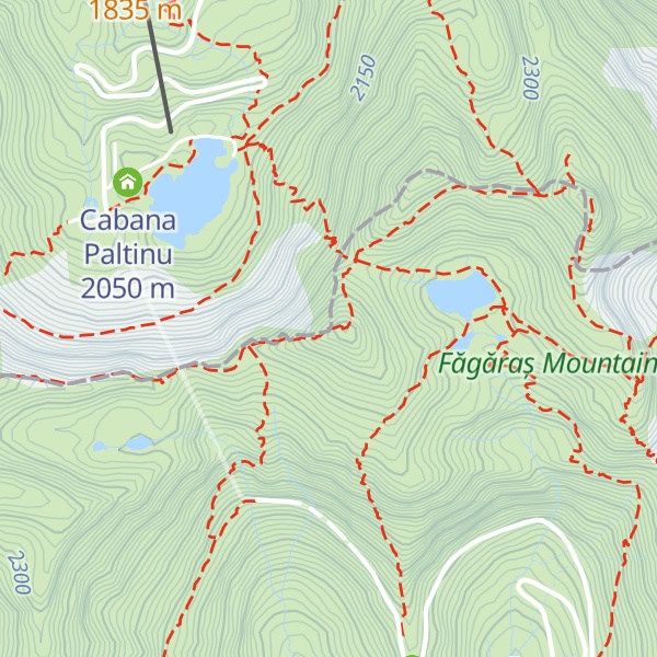 Map of Iezerul Caprei