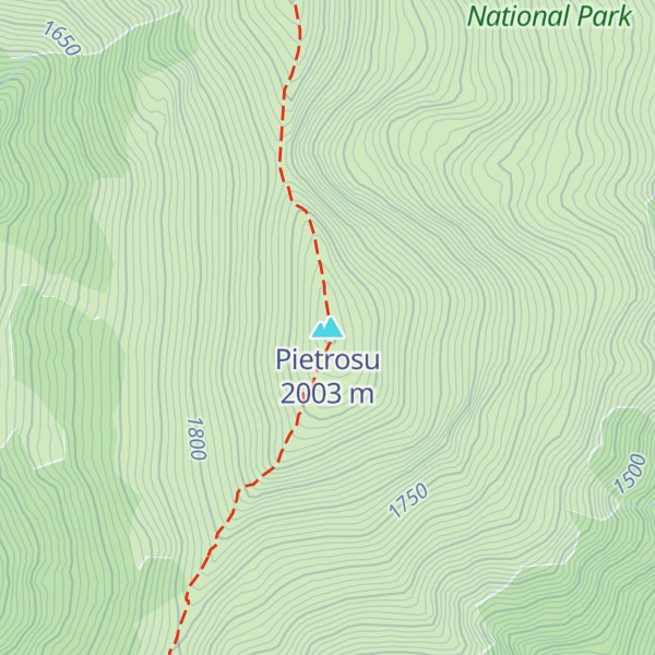 Map of Pietrosu