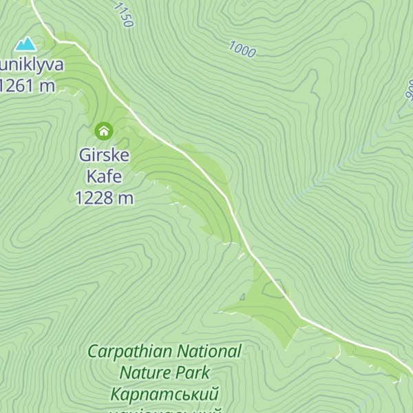Map of "Pid Kuniklivoyu"