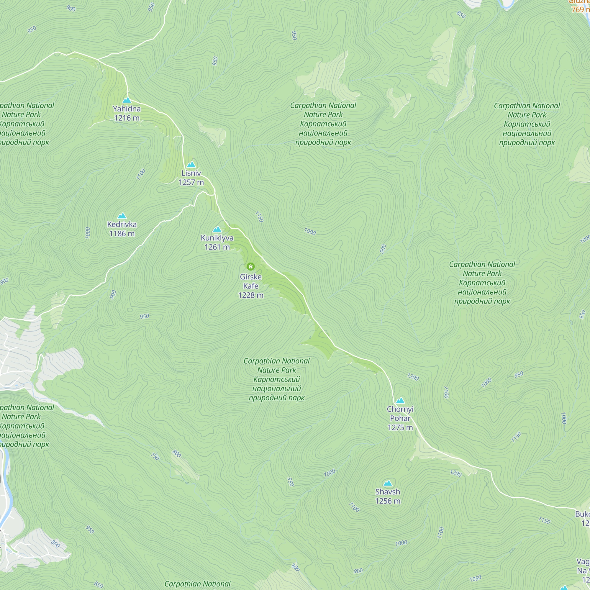 Horosha Velika Koliba Z Vognish'em map