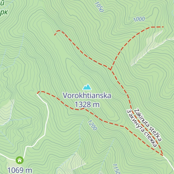 Map of Vorokhtianska
