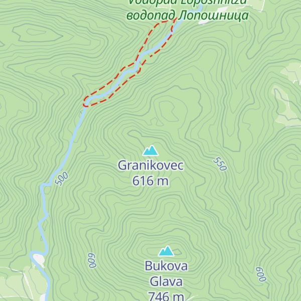 Map of Granikovec