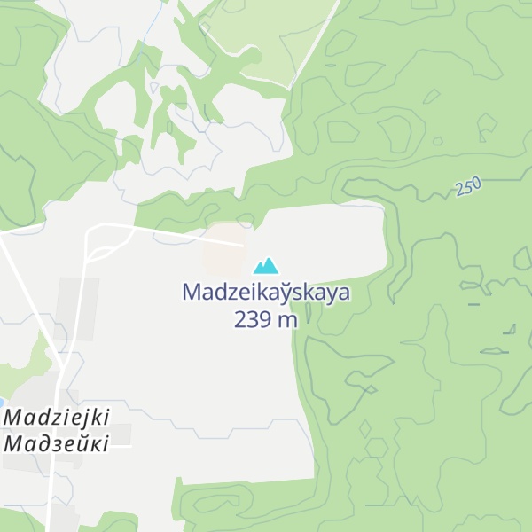 Map of Madzeikaўskaya