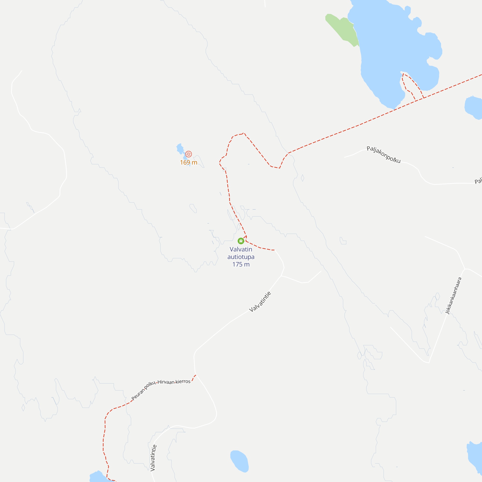 Valvatin autiotupa map