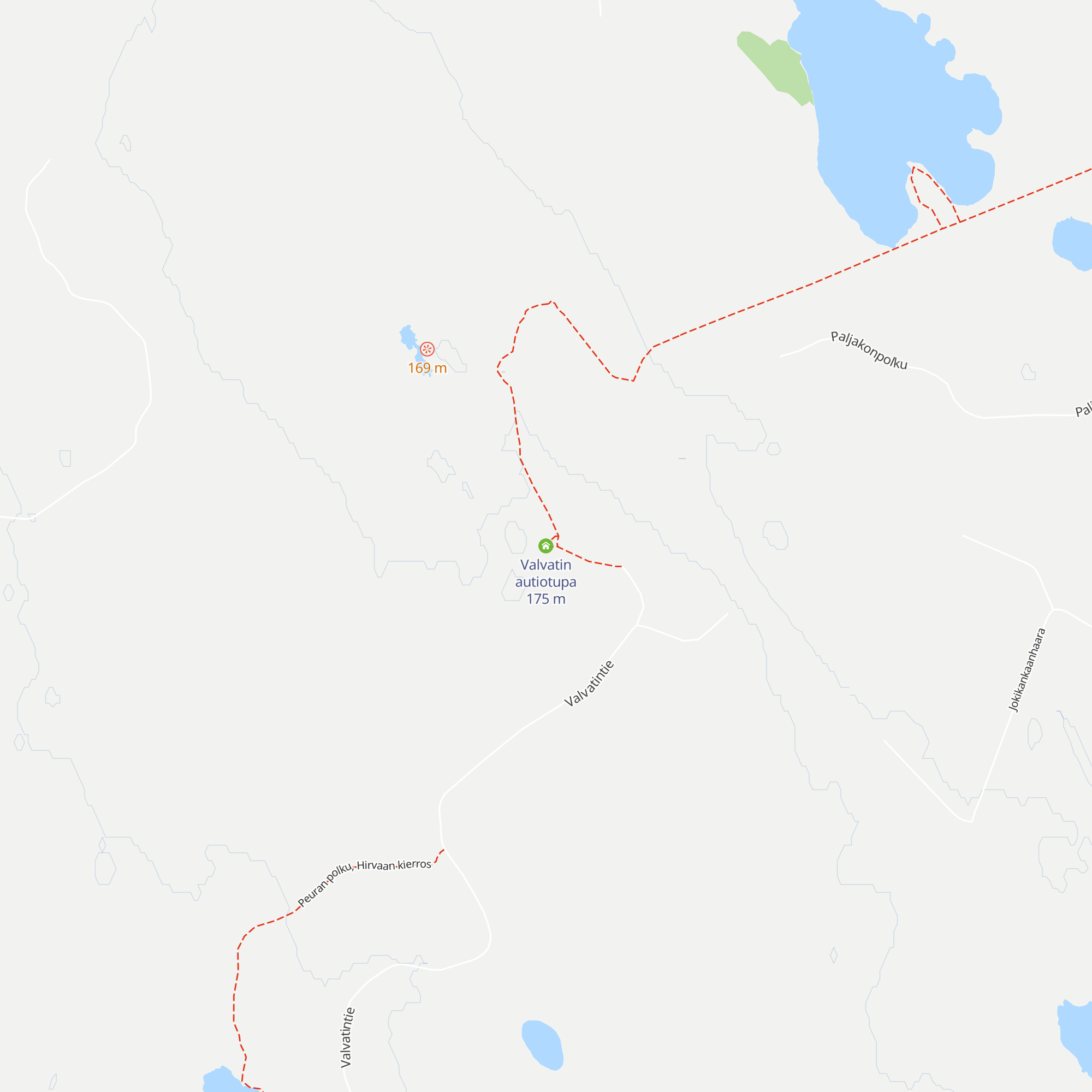 Valvatin autiotupa map