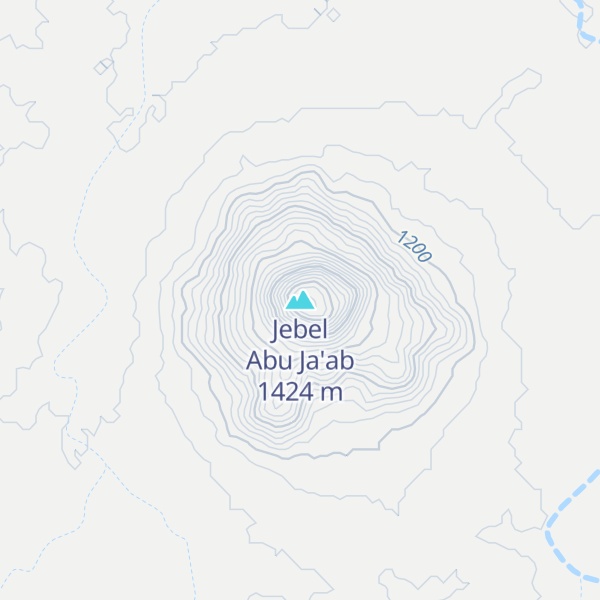 Map of Jebel Abu Ja'ab