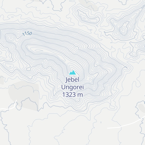 Map of Jebel Ungorei