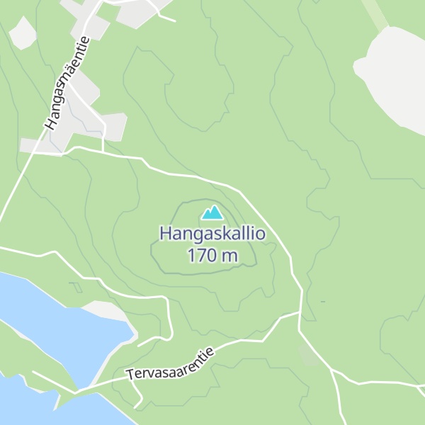 Map of Hangaskallio