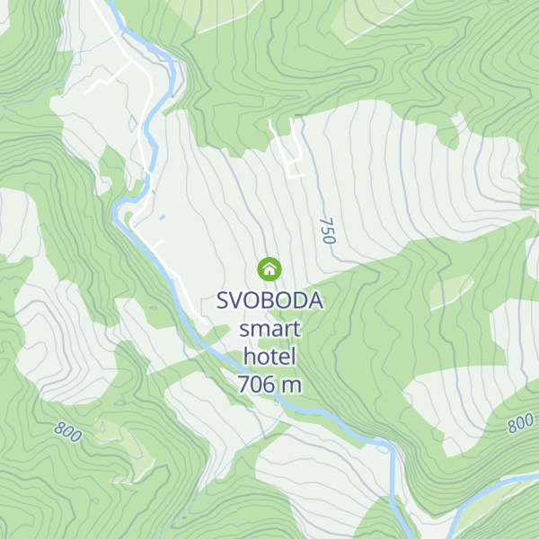 Map of SVOBODA smart hotel