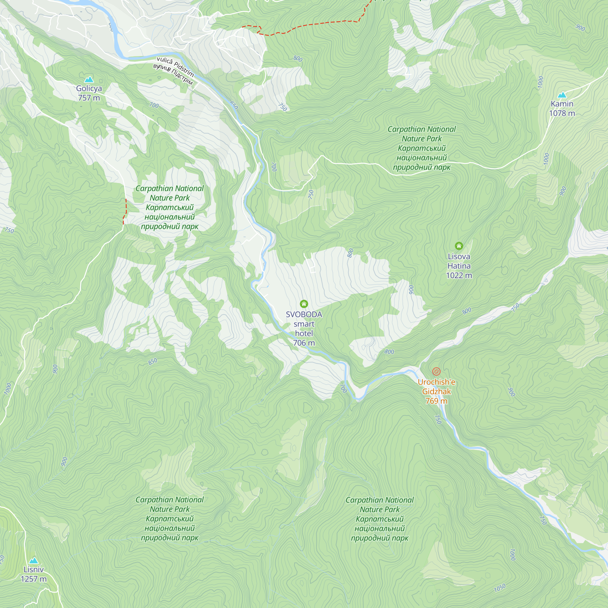SVOBODA smart hotel map