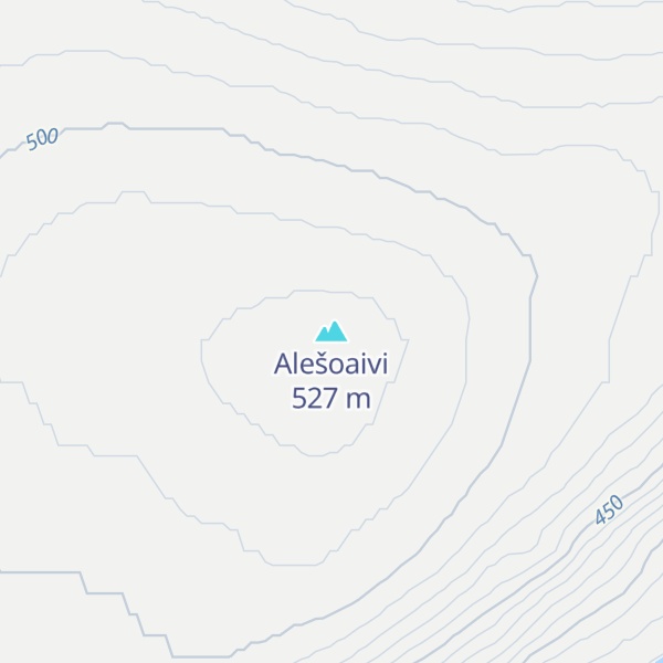 Map of Alešoaivi