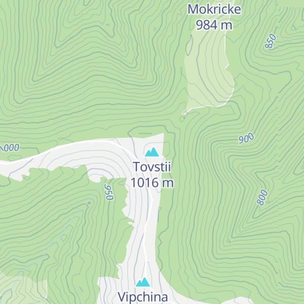 Map of Tovstii