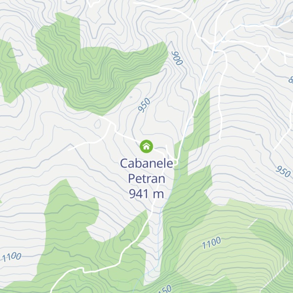 Map of Cabanele Petran