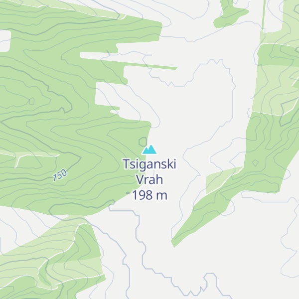 Map of Tsiganski Vrah