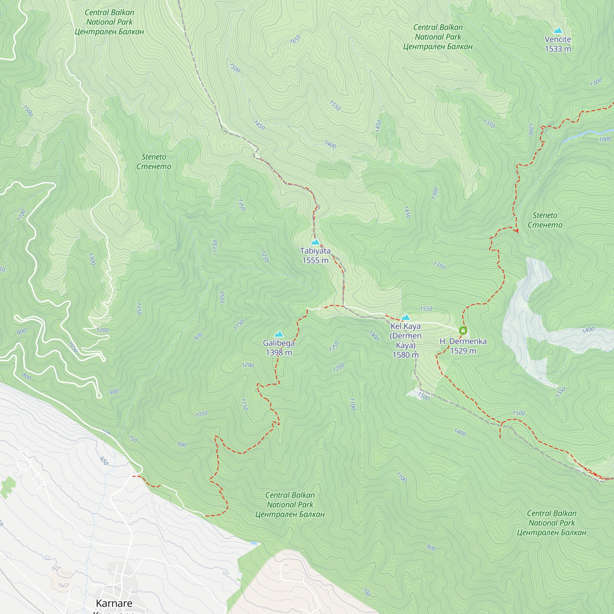 H. Peshova Mka map
