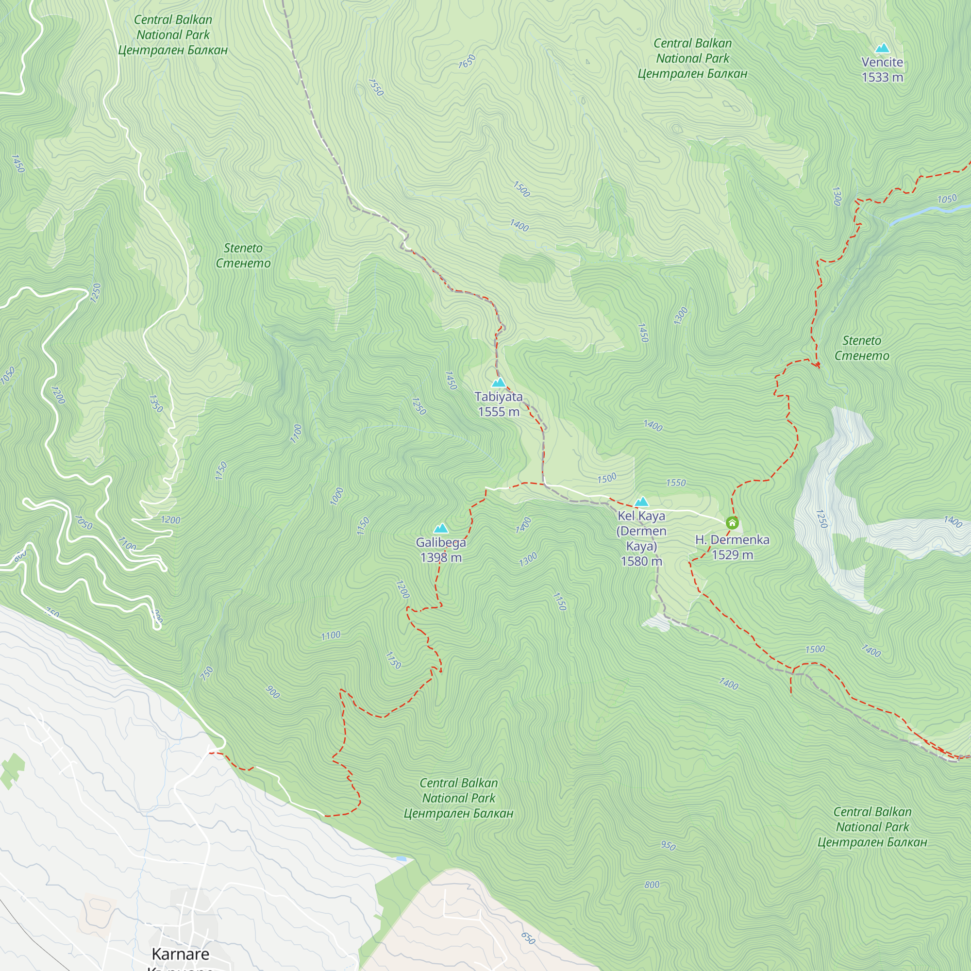 H. Peshova Mka map
