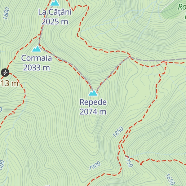 Map of Repede