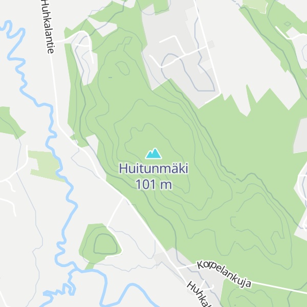 Map of Huitunmäki