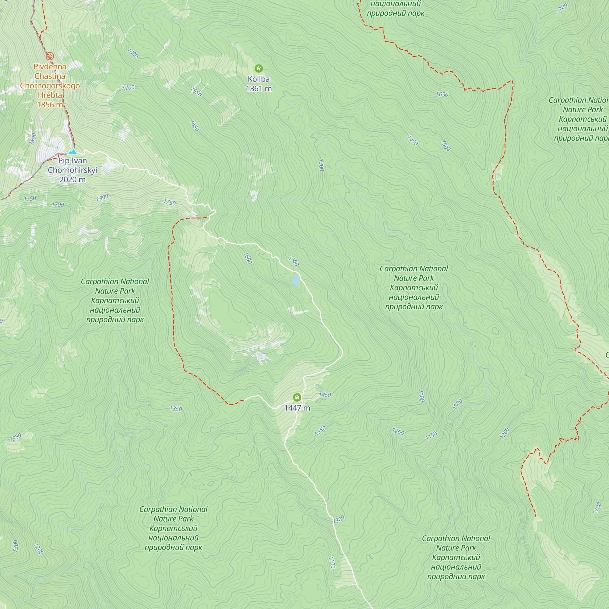 Maricheyka map