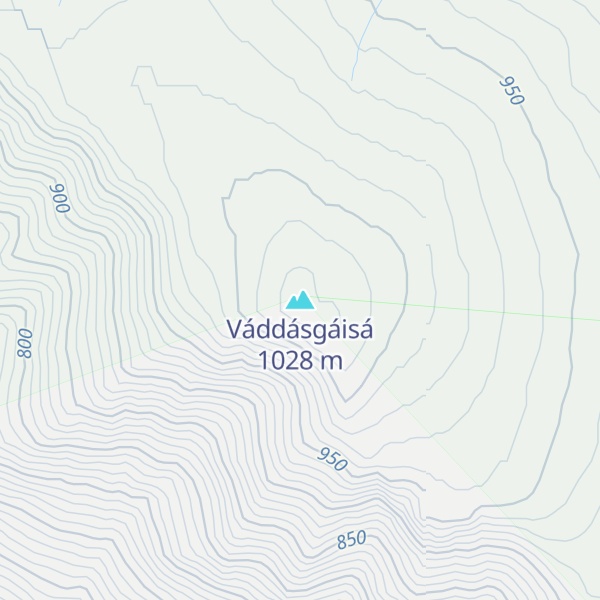 Map of Váddásgáisá