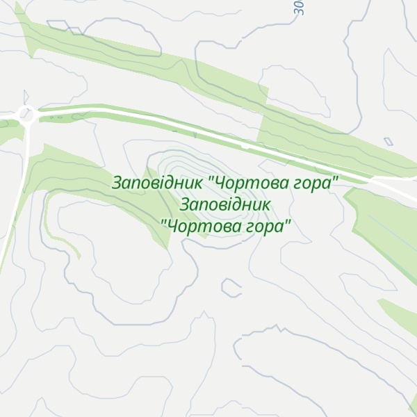 Map of Chortova Hora