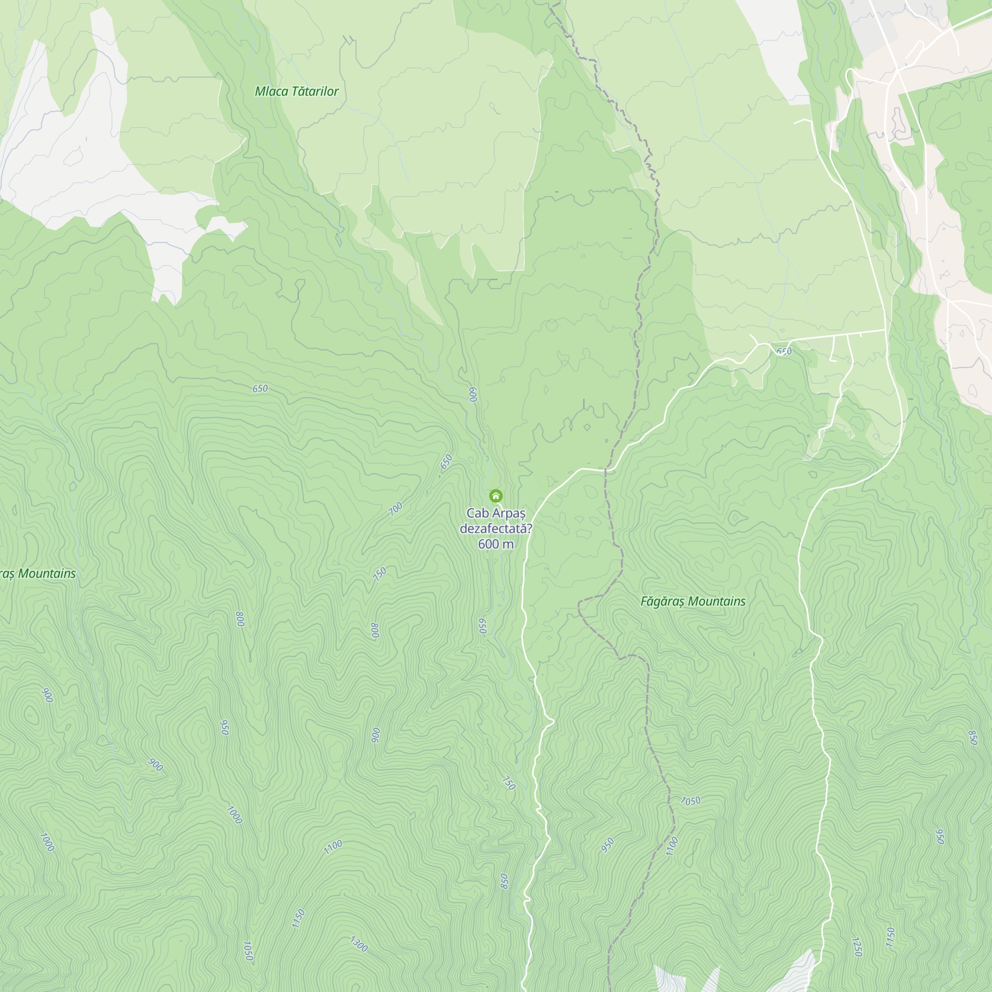 Cab Arpaș dezafectată? map