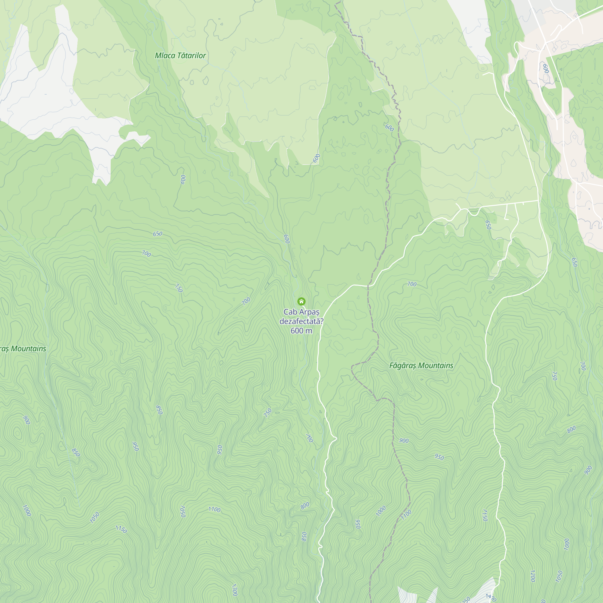 Cab Arpaș dezafectată? map
