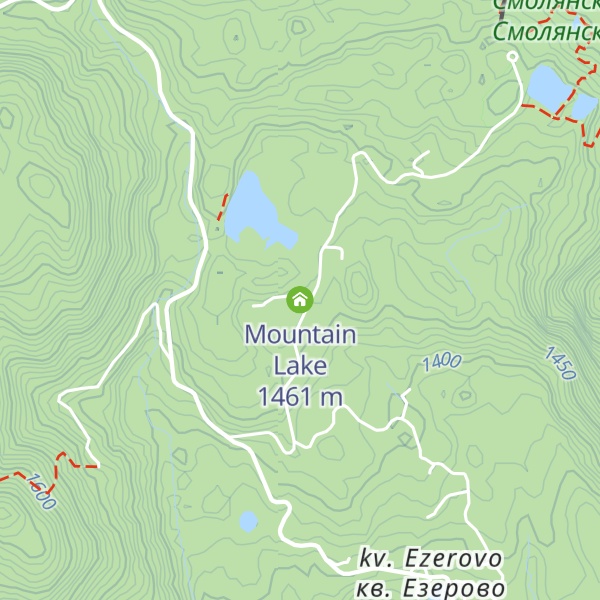 Map of Mountain Lake