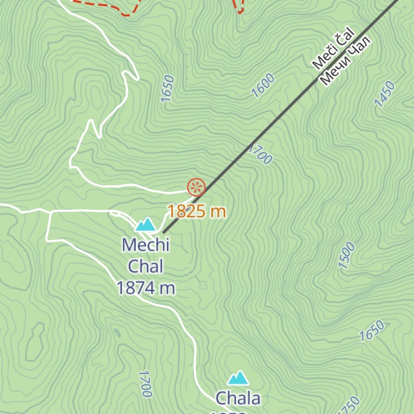 Map of Hizha Mechi Chal