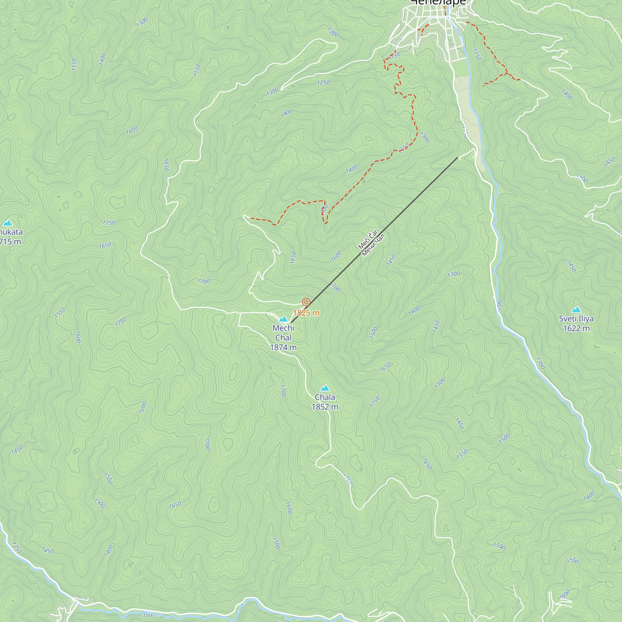 Hizha Mechi Chal map