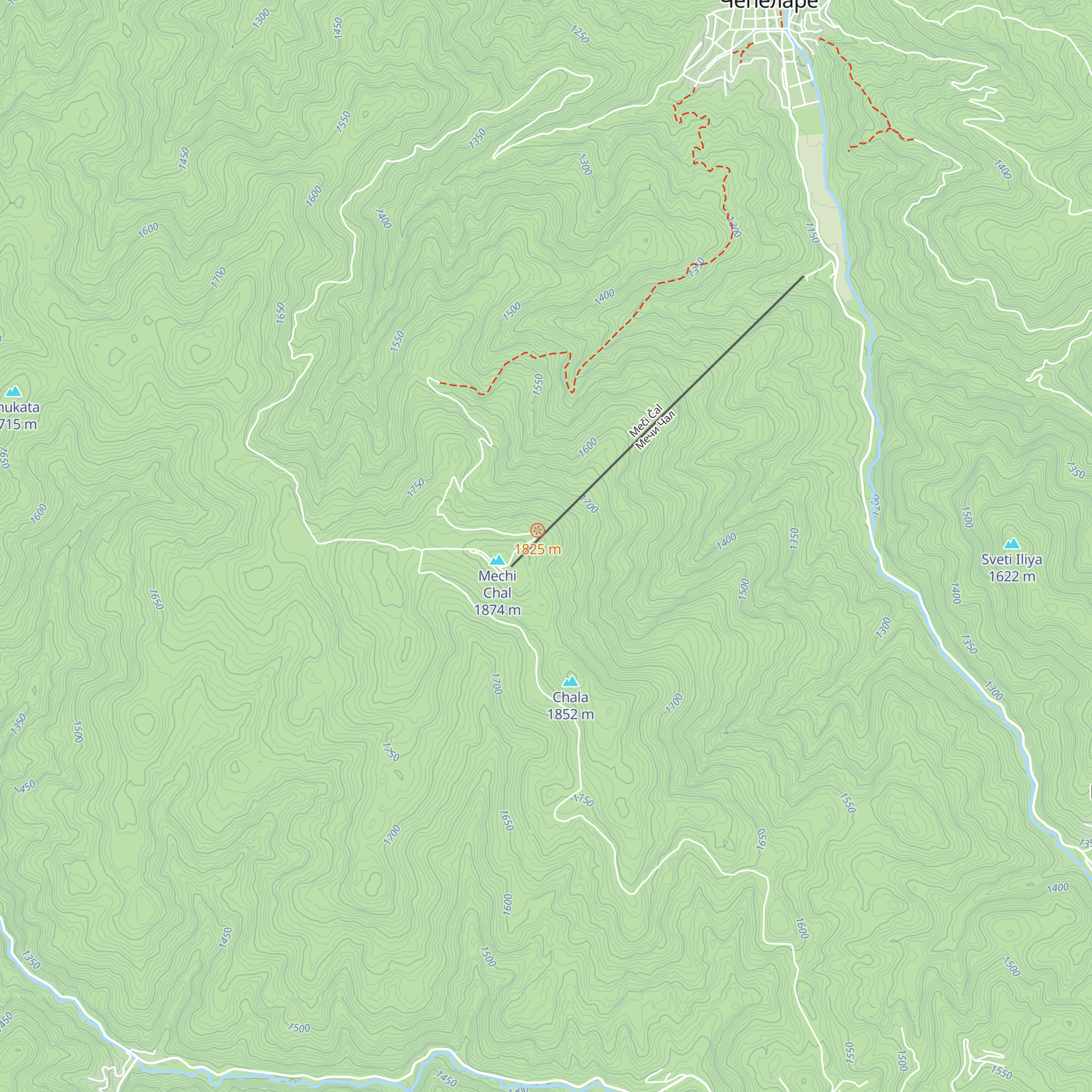Hizha Mechi Chal map