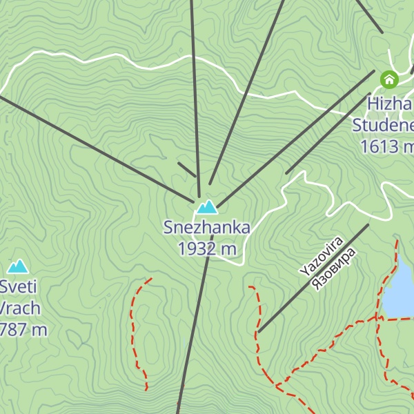 Map of Snezhanka