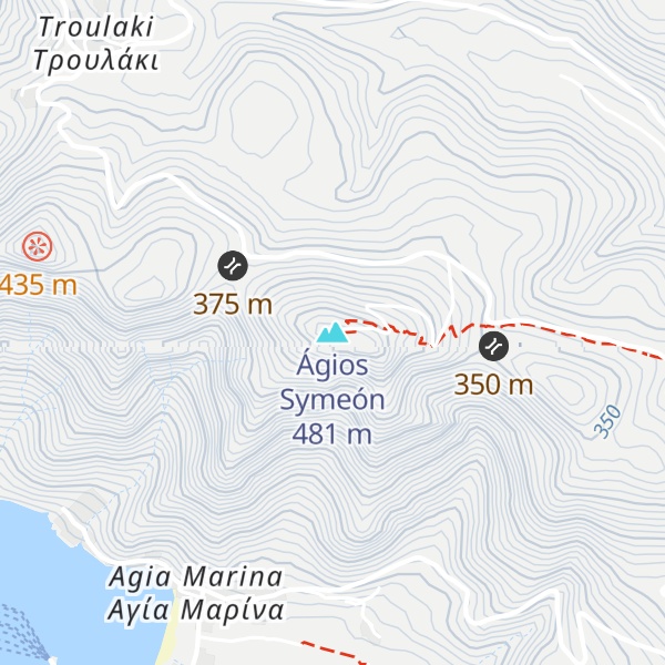 Map of Ágios Symeón
